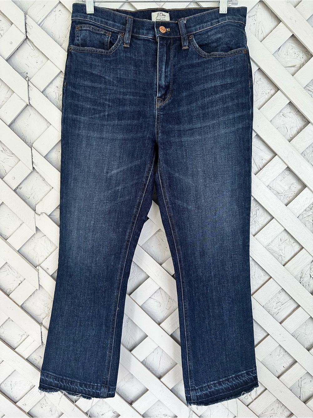 J Crew Billie Demi Boot Crop Jeans Size 29